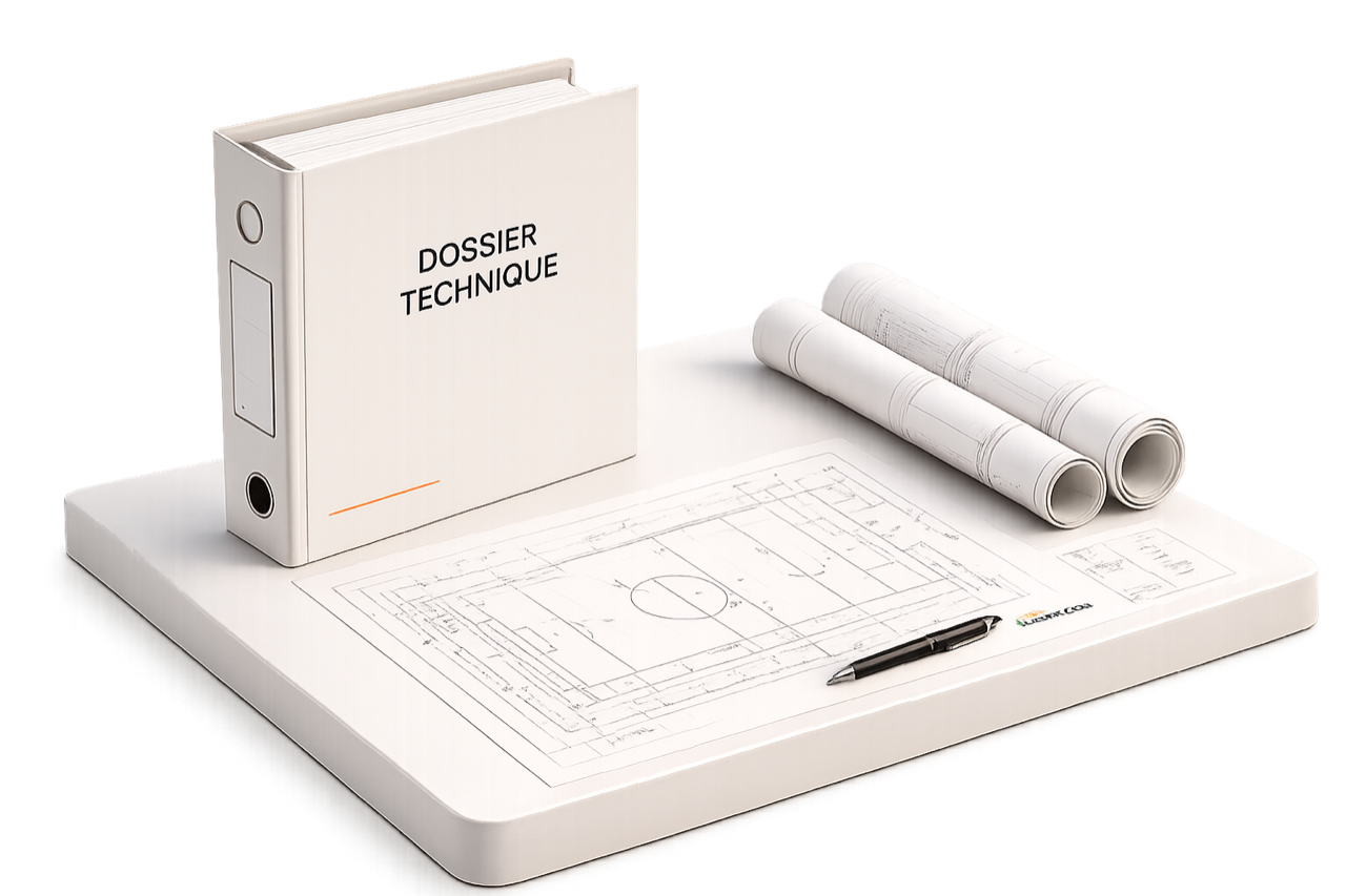 Dossier technique, plans et documents de soumission Sportfloor
